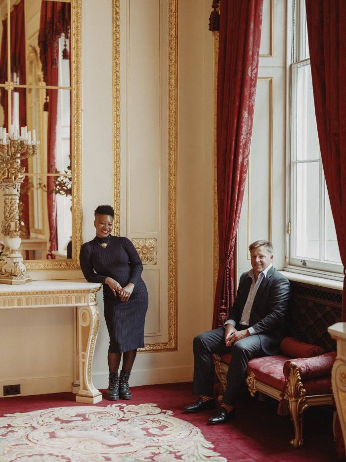 Emefa Cole and Dan Betts at Goldsmiths’ Hall in London