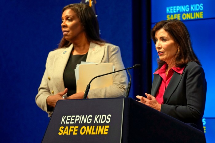 New York Attorney General Letitia James asked Google, Meta, X, TikTok, Reddit and Rumble to provide evidence about the steps they take to block 