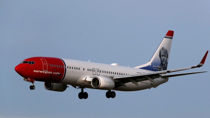 A Norwegian Air Shuttle airplane