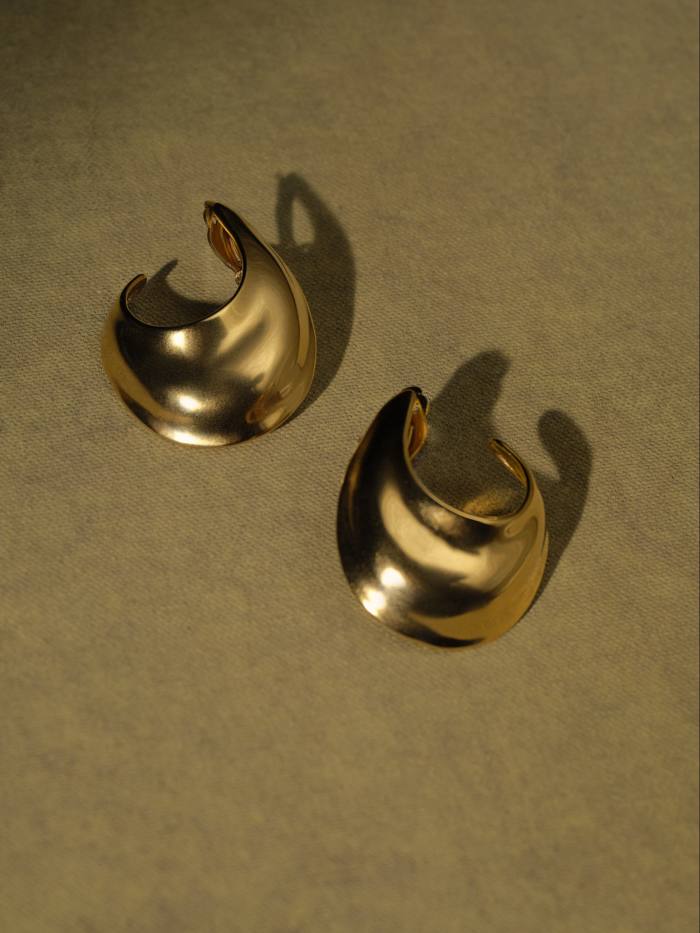By Pariah recycled silver and 14ct-recycled-gold-plated Sabine Hoops