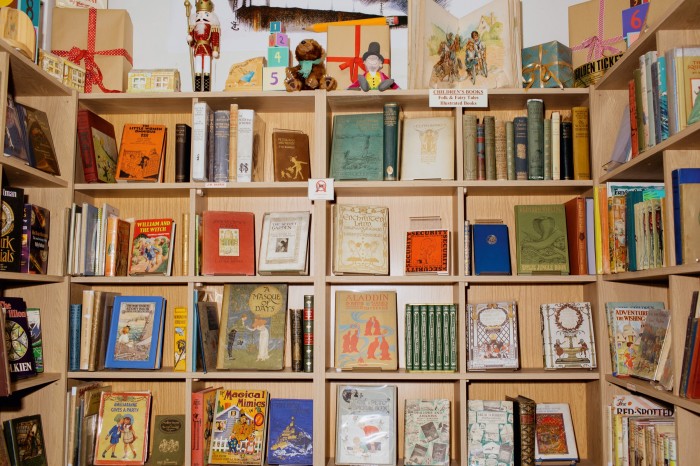 The shop’s collection of children’s books