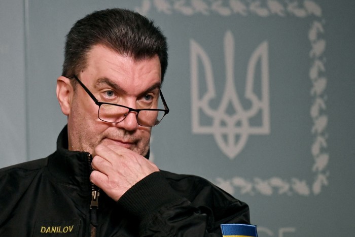 Oleksiy Danilov, jefe de seguridad nacional de Ucrania