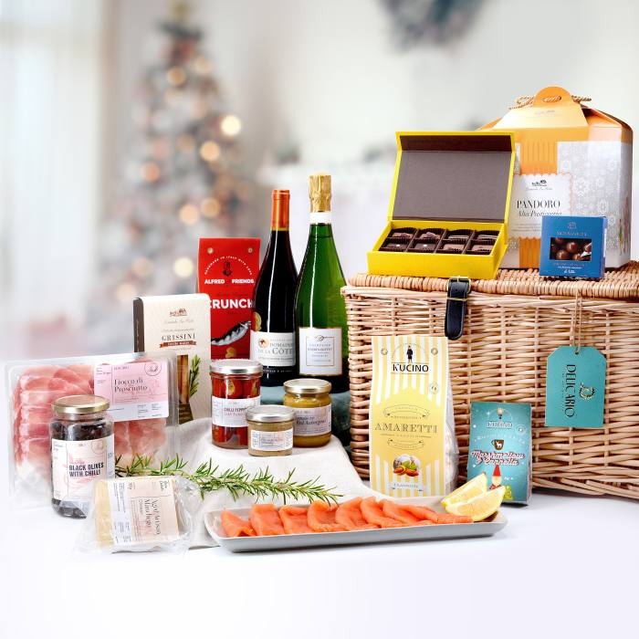 Delicario’s hamper brings together artisan food and wine from across Europe