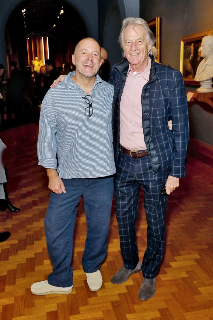 Paul Smith with Jony Ive at the National Portrait Gallery, October 2019
