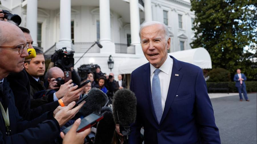 Joe Biden says he does not think China will send weapons to Russia