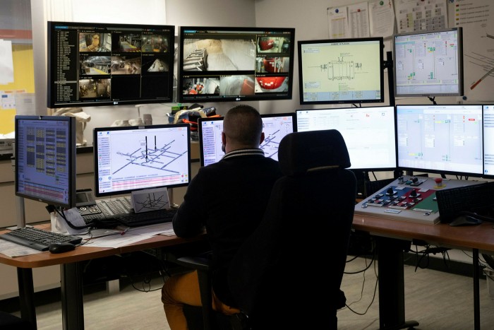 The control room at the Cigeo site 