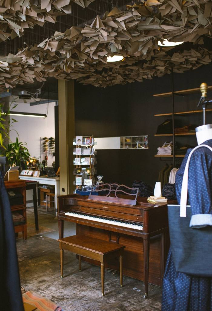 Baldwin Acrosonic piano in the shop