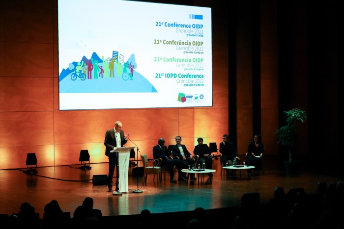 Opening ceremony of the World Summit on Participatory Democracy, held in Grenoble in December 2022