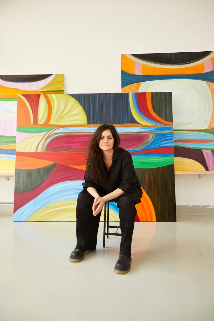 São Paulo-based Marina Perez Simão in her studio: “I know colour theory, but I can’t apply it as a 19th-century painter would have. What guides me is always my gut”