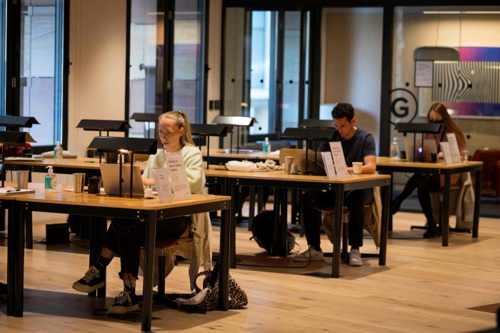 A WeWork space in London