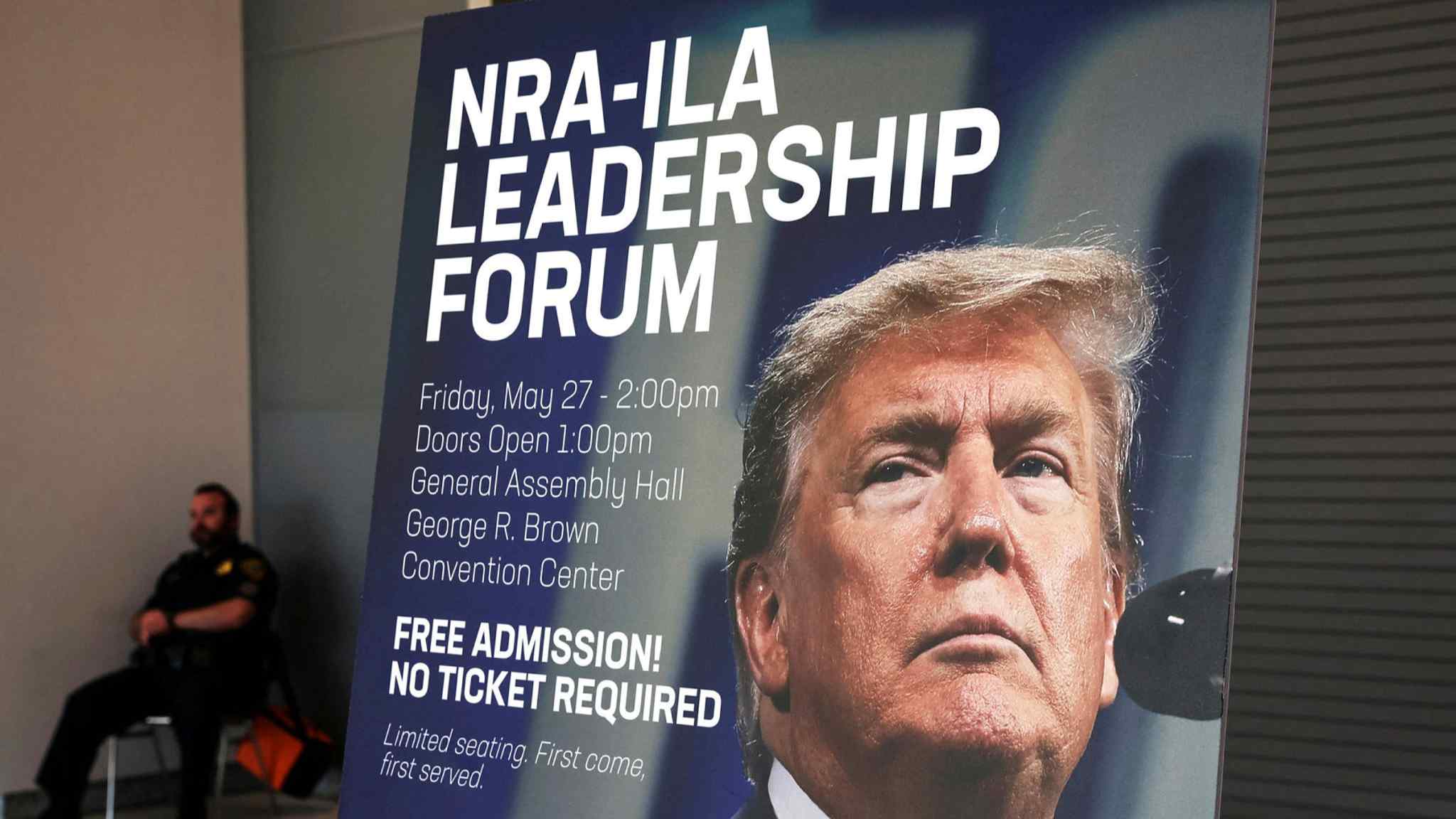 Trump set to address NRA at Houston convention
