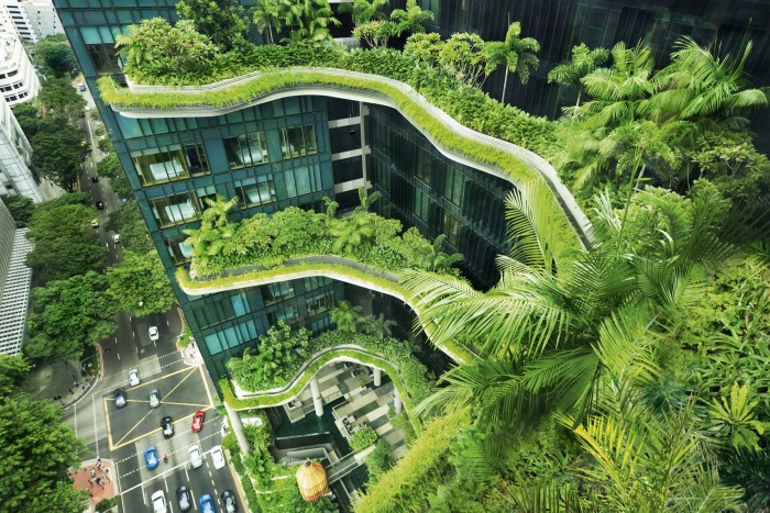 The hotel is designed to be “a hotel in a garden”