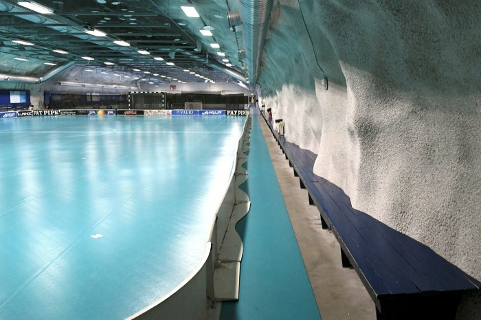 A sports arena in Helsinki that can be adapted as an emergency shelter for civilians