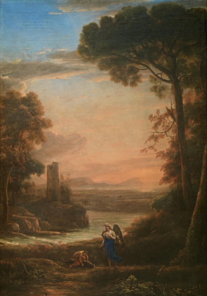 ‘The Archangel Raphael and Tobias’ (1639–40) by Claude Lorrain