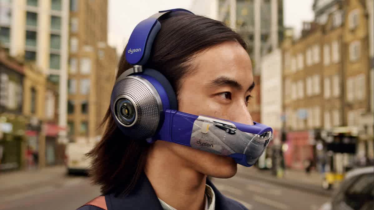 Dyson’s new wheeze? An air purification system you wear on your head