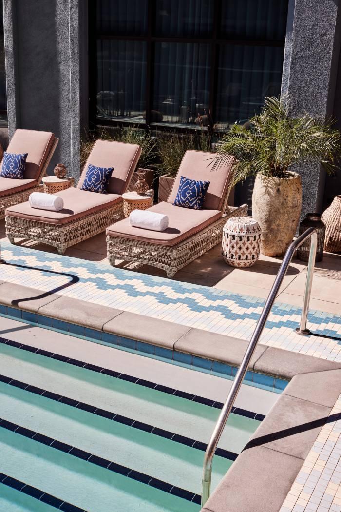 The pool at private members’ club The Aster, which is set to open this summer