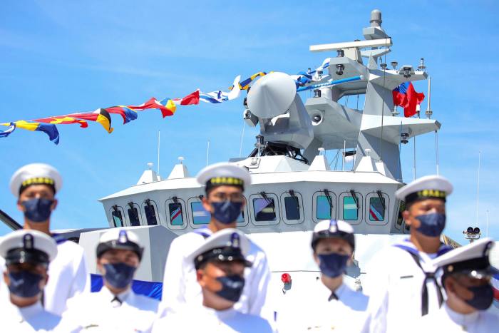 Members of the Taiwanese Navy in Taiwan