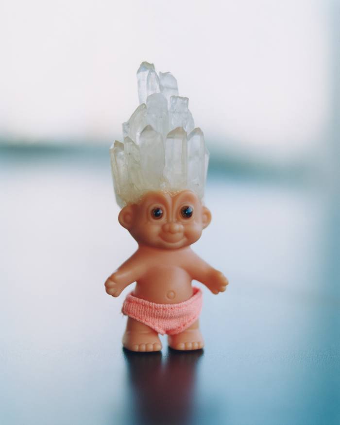 Lipa’s crystal troll doll with quartz ‘hair’
