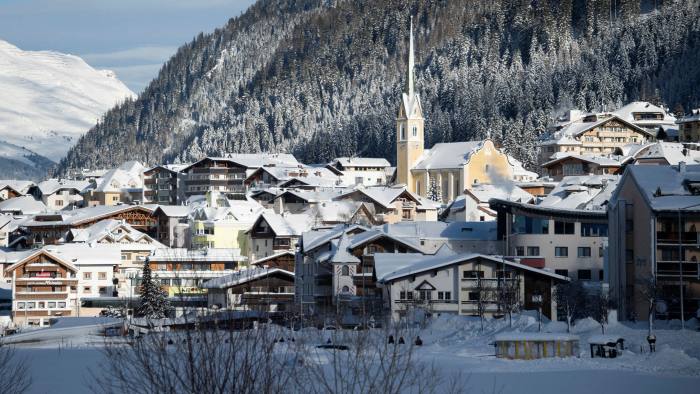 The ski resort of Ischgl in western Tyrol, Austria