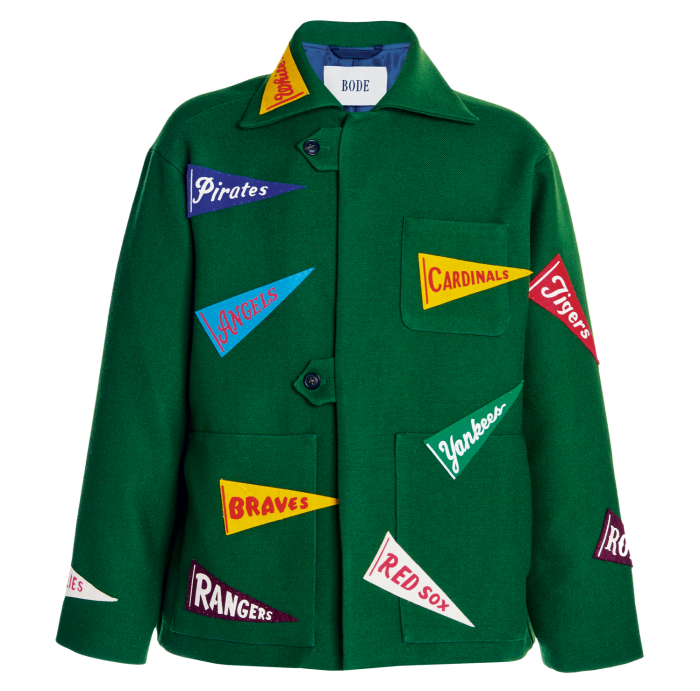 Bode x Woolmark Evergreen twill jacket, $1,450, mytheresa.com