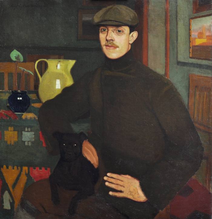 Ritratto di Llewelyn Lloyd, 1907, by Oscar Ghiglia