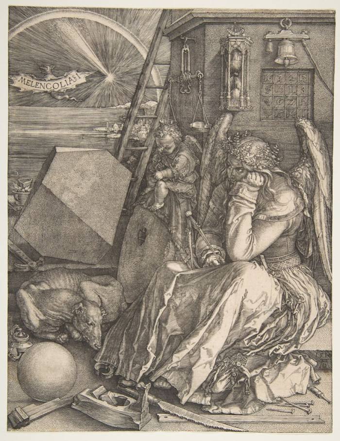 Melencolia I by Albrecht Dürer –Grabowski-Mitsotakis found an early 1800s reproduction of the 16th-century original in Boston 