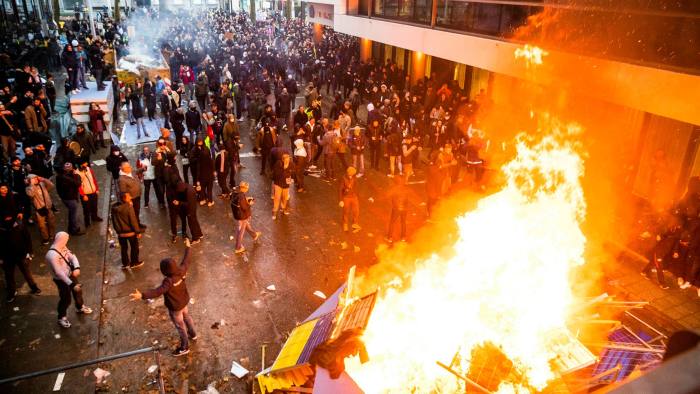 European protests against Covid-19 curbs spread to Brussels | Financial Times