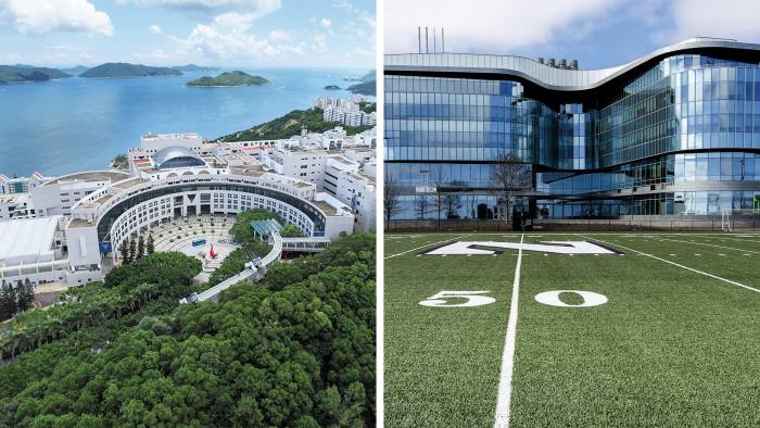 Double top: HKUST (left) and Kellogg which jointly run the EMBA ranked number one in 2020