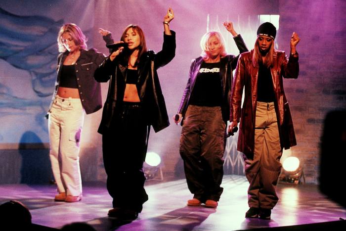In the 1990s, women's groups such as All Saints and TLC popularized combat trousers with a practical look.