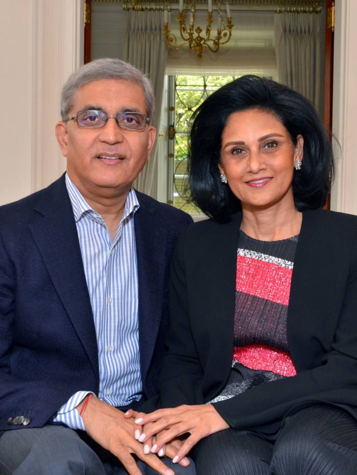 Apurv and Alka Bagri run the London‑based Bagri Foundation, which supports causes such as culture, education, health and poverty relief
