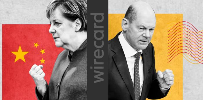 Both Angela Merkel and finance minister Olaf Scholz were attracted to the investigation;  Merkel on charges of lobbying China and Scholz because he oversees financial regulators