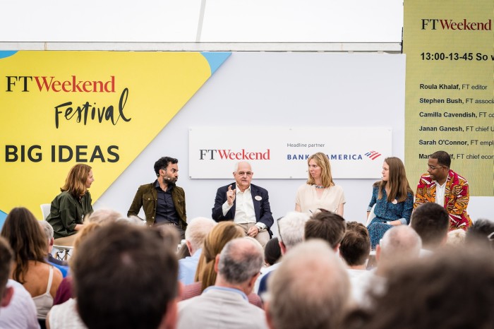 The Big Ideas stage — the engine room of the festival