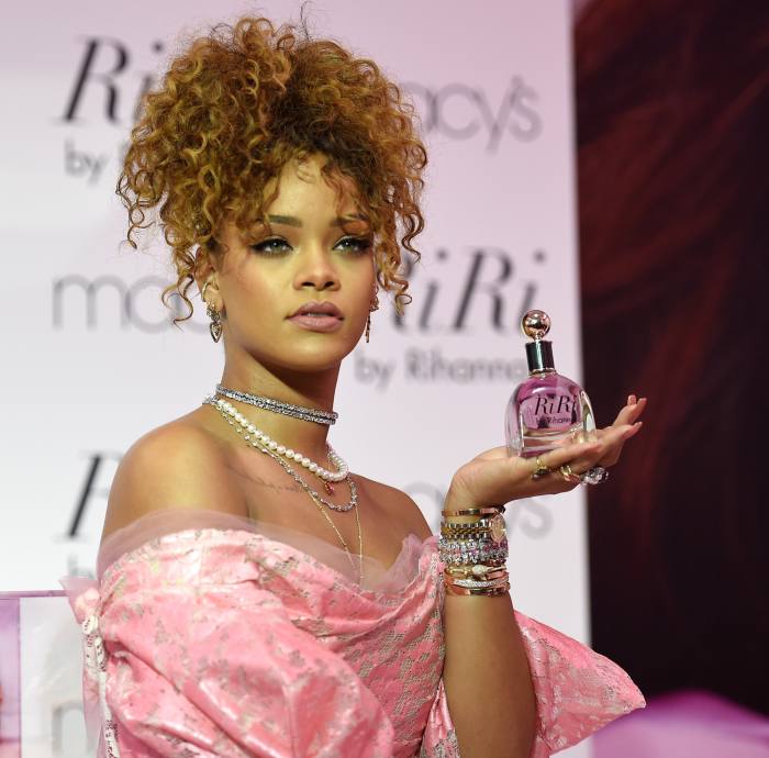 Rihanna unveils RiRi By Rihanna at Macy’s in Brooklyn, New York
