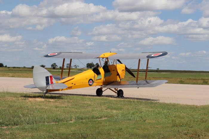 Texas-based flying instructor Brian Lloyd’s 1940 Tiger Moth