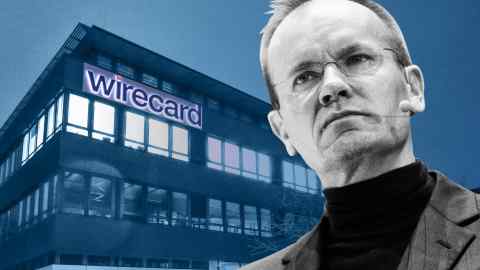 Markus Braun, chief executive of Wirecard. The Munich company’s share price collapsed when the company’s accountant revealed potential irregularities