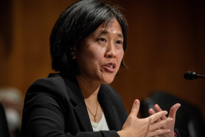 Katherine Tai, the most senior trade official in the Biden administration
