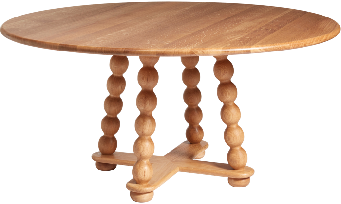 Bobbin dining table by Alfred Newall, £8,920, from thenewcraftsmen.com