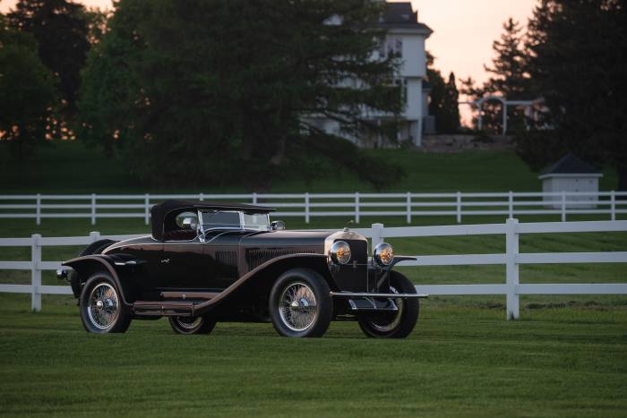 A 1927 Isotta Fraschini Tipo 8A Roadster commissioned by Rudolph Valentino