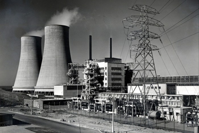 Calder Hall, Cumberland, England, the world’s first full scale nuclear power station