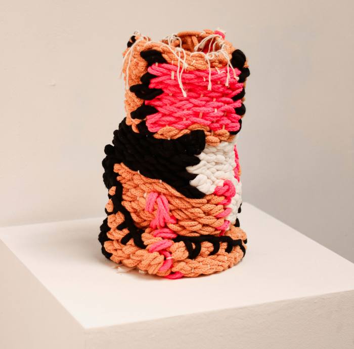 Tapestry vase by Mariadela Araujo