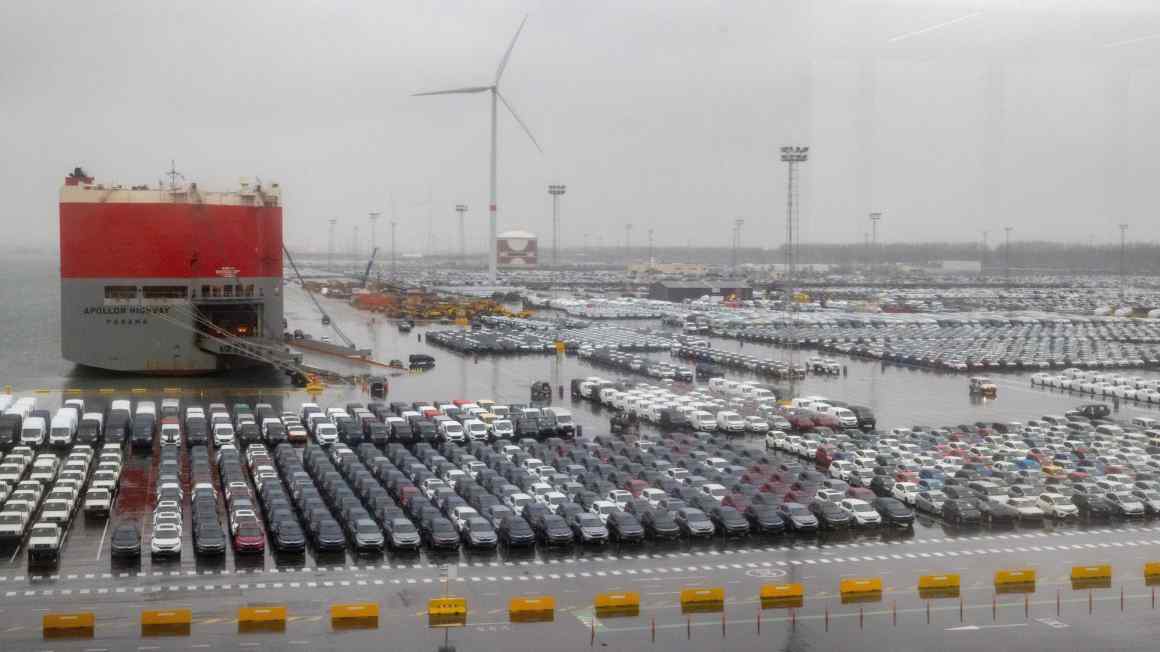European ports turned into ‘car parks’ as vehicle imports pile up