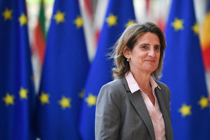 Spain’s energy minister Teresa Ribera