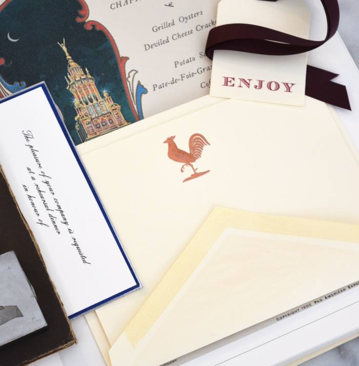 Rooster cards and envelopes, $95 for 10