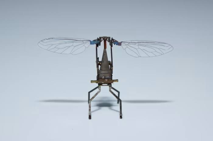 Harvard version of a RoboBee, which is being developed to pollinate plants