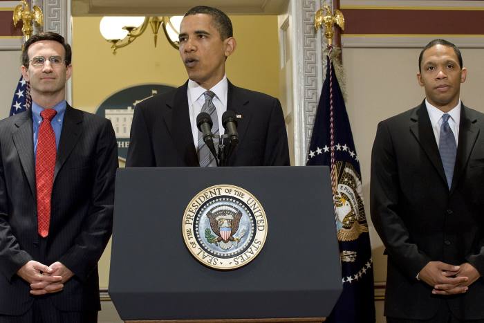 Peter Orsage, Barack Obama y Rob Nabors