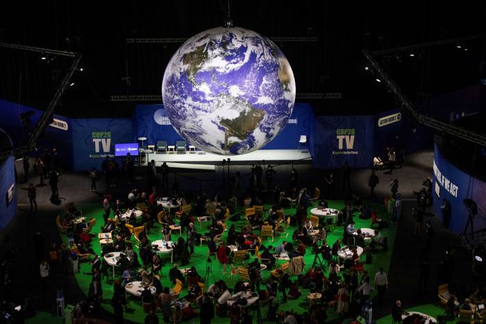 The COP26 climate conference in Glasgow, where the UK announced its ambition to become ‘the world’s first net zero-aligned financial centre’