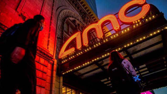 An AMC movie theatre in New York