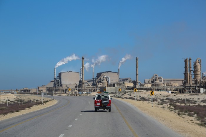 The Saudi state-owned Ma’aden plant in Ras Al-Khair