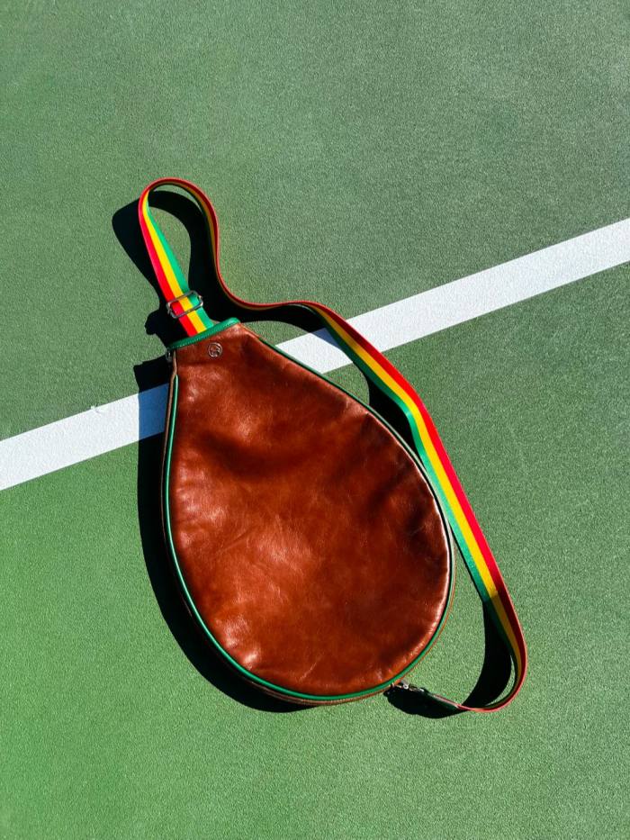 Brother Vellies racquet cover, $375
