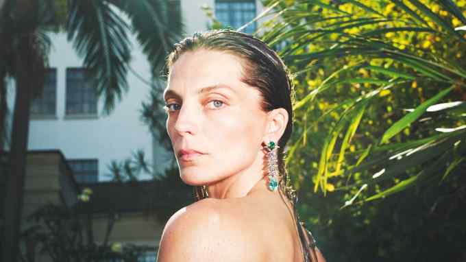 Gucci white-gold, diamond, paraíba-tourmaline and emerald earrings, POA